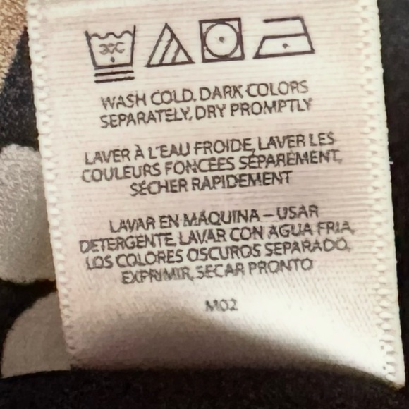 Van Heusen Blue Asymmetrical Tie Front Blouse - Picture 6 of 7